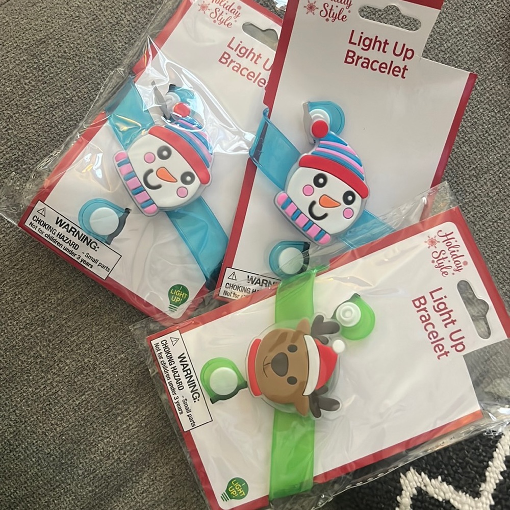 Light up Christmas bracelet